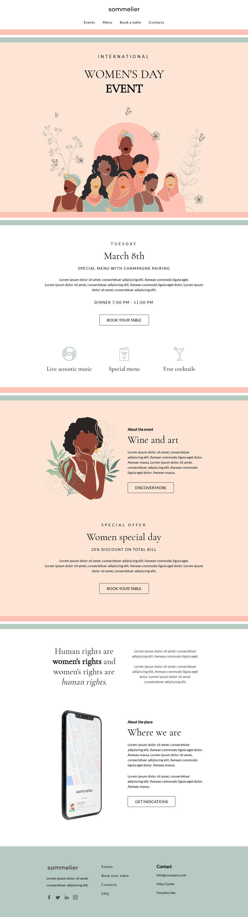 International Women's Day Event template