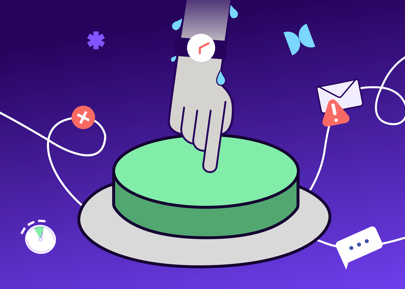 Pink gradient promo titled “End-of-Year Email Campaign for Nonprofits” shows portraits in circles linked to a central mail icon